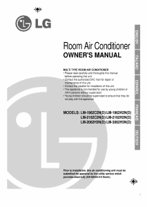 Manuale LG LM-3062H3N Condizionatore d’aria
