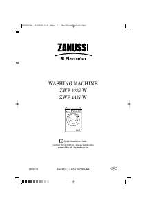 Manual Zanussi-Electrolux ZWF 1437 W Washing Machine