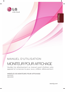 Mode d’emploi LG M4720CCBA Moniteur LCD
