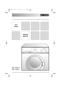 Manual Zanussi ZWF 14380 W Washing Machine