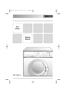 Manual Zanussi ZWF 16581 G Washing Machine