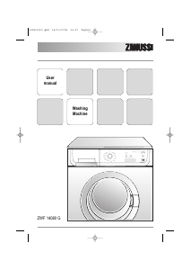 Handleiding Zanussi ZWF 14080 G Wasmachine