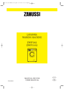 Manual Zanussi ZWF 3102 Washing Machine