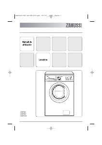 Manual de uso Zanussi ZWF 5100 Lavadora
