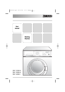 Handleiding Zanussi ZWF 14380 S Wasmachine