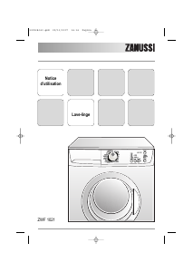 Mode d’emploi Zanussi ZWF 1021 Lave-linge