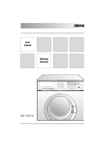 Manual Zanussi ZWF 14791 W Washing Machine