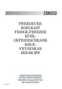 Manual Zanussi ZRB625MW Fridge-Freezer