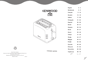 Manuale Kenwood TTP310 Tostapane