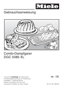 Bedienungsanleitung Miele DGC 5085 XL Backofen