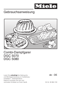 Bedienungsanleitung Miele DGC 5070 Backofen