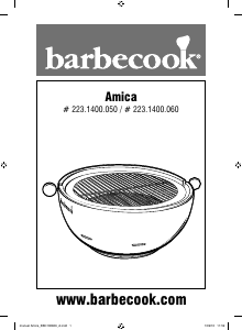 Käyttöohje Barbecook Amica Black (2009) Grilli