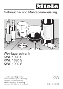 Bedienungsanleitung Miele KWL 1630 S Weinklimaschrank