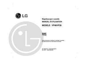 Mode d’emploi LG VF48 Magnétoscope