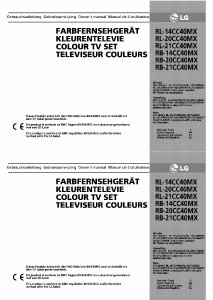 Handleiding LG RB-14CC40MX Televisie