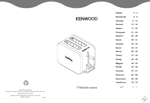 Brugsanvisning Kenwood TTM029 kMix Boutique Brødrister