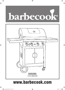 Manual de uso Barbecook Banaba Barbacoa