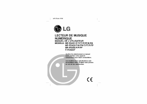 Mode d’emploi LG MF-FE422W Lecteur Mp3