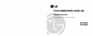 Mode d’emploi LG MG-606BLF Micro-onde