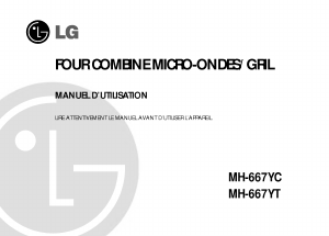Mode d’emploi LG MH-667YT Micro-onde