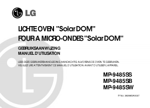 Mode d’emploi LG MP-9485SS Micro-onde