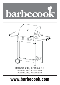 Használati útmutató Barbecook Brahma 3.0 Grillsütő