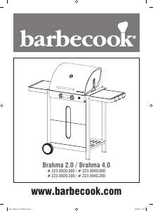 Használati útmutató Barbecook Brahma 4.0 Grillsütő