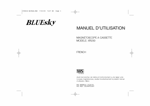 Mode d’emploi Bluesky XR230 Magnétoscope