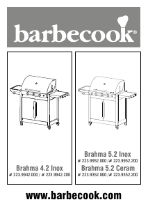 Bedienungsanleitung Barbecook Brahma 5.2 Ceram Barbecue
