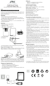 Manual iMaze FeedIn Duo 3A Travel Adapter