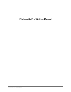 Handleiding HDR Photomatix Pro 3.0