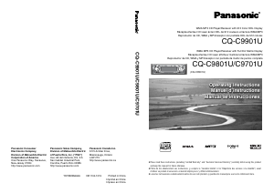 Manual Panasonic CQ-C9801U Car Radio