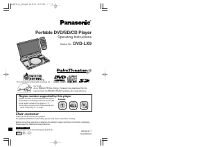 Manual Panasonic DVD-LX9 DVD Player