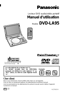 Mode d’emploi Panasonic DVD-LA95 Lecteur DVD