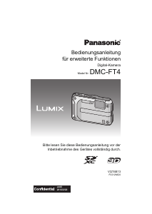 Bedienungsanleitung Panasonic DMC-FT4EG Lumix Digitalkamera