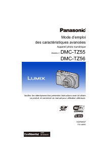 Mode d’emploi Panasonic DMC-TZ55EG Lumix Appareil photo numérique