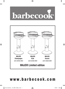 Manual Barbecook Major Champagne Barbecue