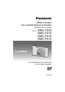 Mode d’emploi Panasonic DMC-FS18EP Lumix Appareil photo numérique