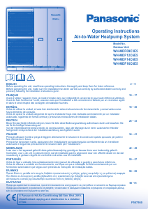 Manual Panasonic WH-MDF12C6E5 Bomba de calor