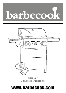 Käyttöohje Barbecook Manua 2 Grilli