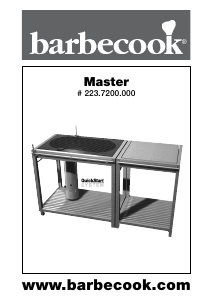 Manual Barbecook Master Barbecue