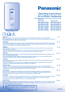 Bruksanvisning Panasonic WH-SDF09C3E5 Värmepump