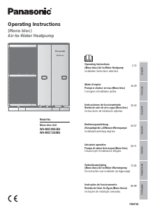 Handleiding Panasonic WH-MXC12G9E8 Warmtepomp