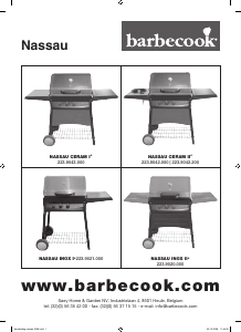 Manual de uso Barbecook Nassau Ceram I Black Barbacoa