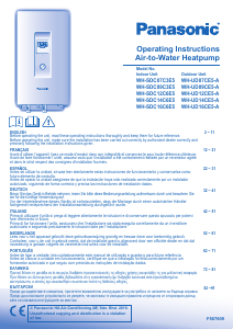 Manual Panasonic WH-SDC07C3E5 Bomba de calor