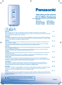 Manuale Panasonic WH-SHF12D6E5 Pompa di calore