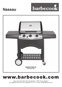 Manual Barbecook Nassau Inox III Barbecue