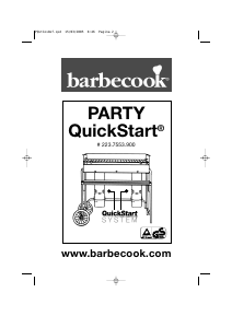 Manual Barbecook Party Quickstart Barbecue