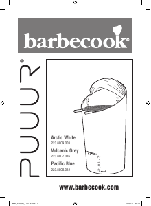 Manual Barbecook Puuur Blue Barbecue