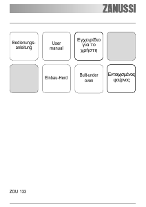 Manual Zanussi ZOU133W Range